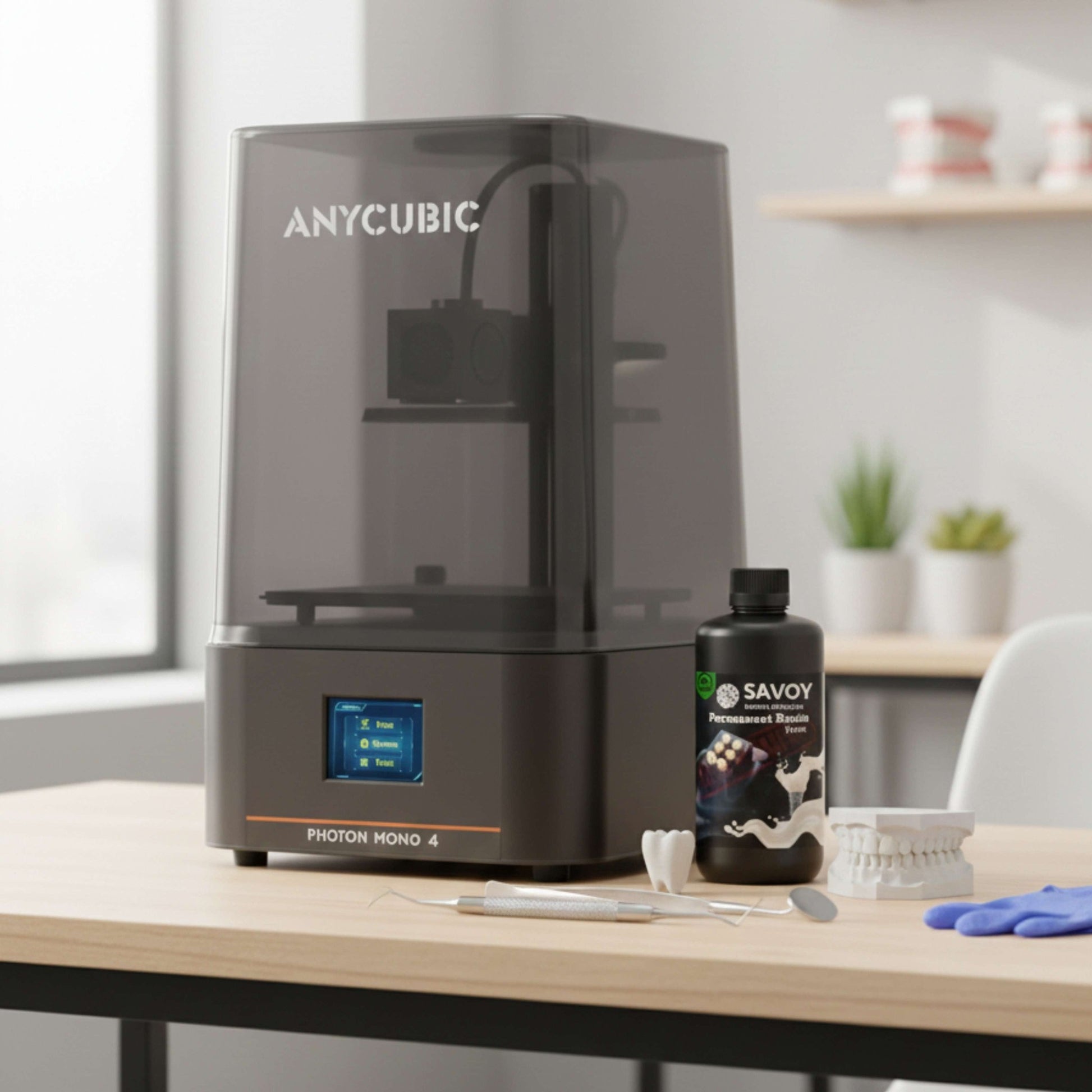 Anycubic Photon Mono 4 + Savoy permanent resin - Printfy3D - 3D Printer Egypt