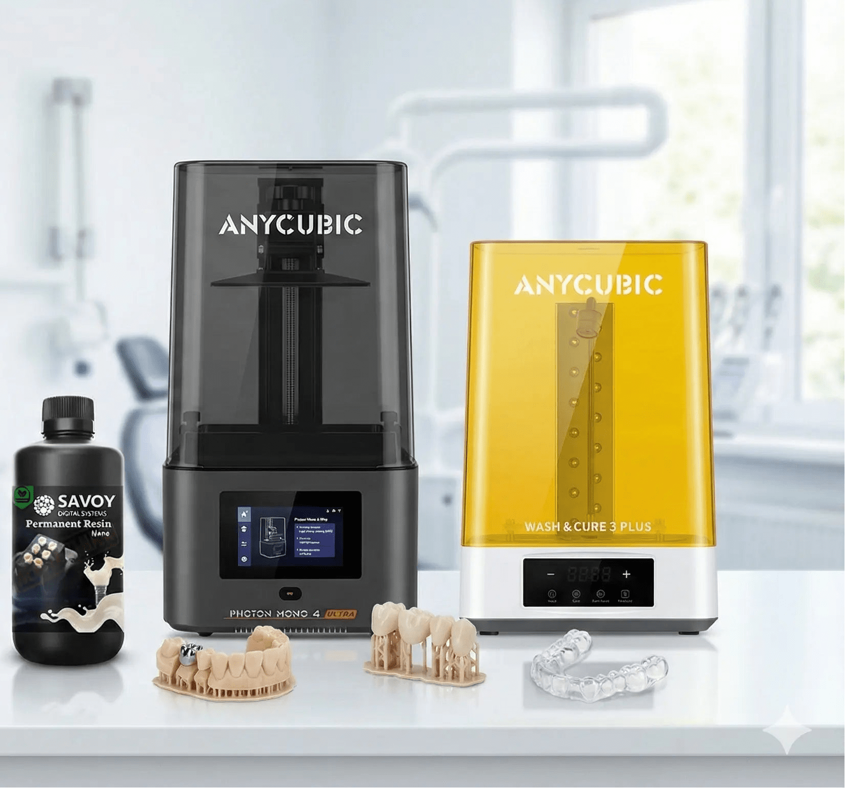 Anycubic Photon Mono 4 Ultra Dental Bundle - Printfy3D - 3D Printer Egypt