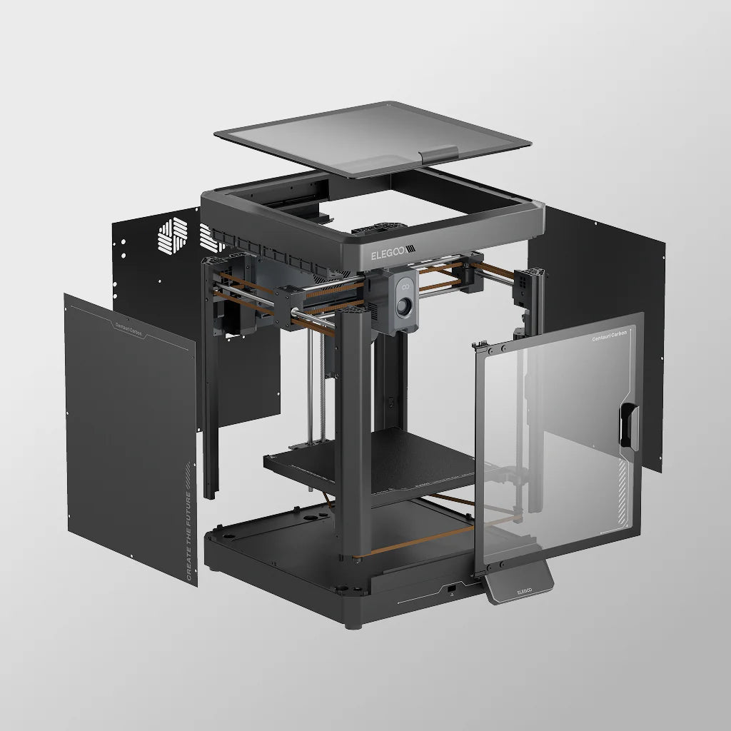 Hardened Steel Dual Gear Extruder for Carbon Fiber Printing