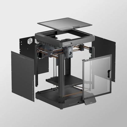 Hardened Steel Dual Gear Extruder for Carbon Fiber Printing