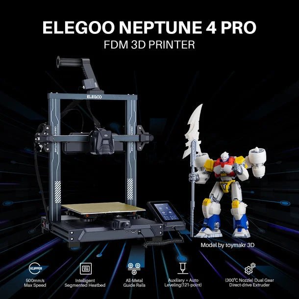 Elegoo Neptune 4 Pro 3D Printer - Printfy3D - 3D Printer Egypt