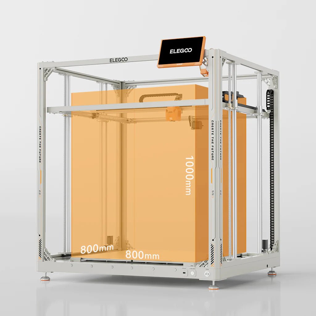 4 Independent Heated PEI Beds on Elegoo OrangeStorm Giga